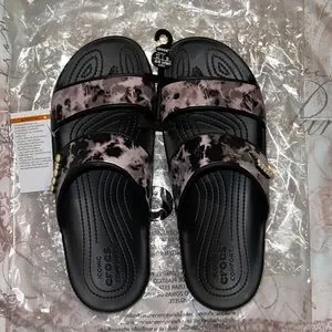 Crocs Bleach Dye Sandals M11 CROCS | Shoes | Crocs Bleach Dye Sandals M1 | Poshmark main image 2